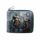 Carteira Krato Anime Characters Slim Bifold PU em couro PU
