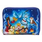 Carteira Loungefly Aladdin, 30º aniversário, com zíper em volta da Disney