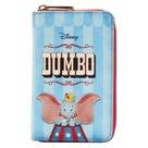 Carteira Loungefly Disney Dumbo Book Series com zíper multicolorida Carteira Loungefly Disney Dumbo Book Series com zíper multicolorida