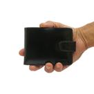 Carteira Masculina com Fecho Lateral Couro
