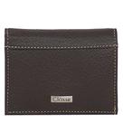 Carteira masculina compacta classe couro m217 3b marrom café