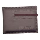 Carteira Masculina Compacta material sintético RFID 6 Cartões CNH Notas com Elástico de Fechamento