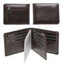 Carteira Masculina Couro com porta cartões cédulas rg cnh moedas - Kartmen