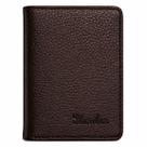 Carteira masculina couro elegante porta cartão documentos