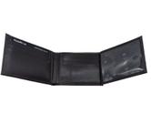 Carteira masculina couro fina p/ CNH RG, cartões e notas Fasolo H055