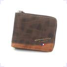 Carteira Masculina Couro Legitimo + Porta-moedas 4 Cores