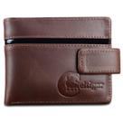 Carteira Masculina De Couro Antifurto Bloqueio RFID RG CNH