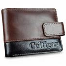 Carteira Masculina De Couro Antifurto Proteção RFID RG CNH Carteira Masculina De Couro Antifurto Proteção RFID RG CNH