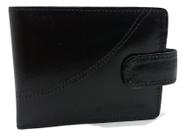 Carteira Masculina de Couro com Fecho Carteira Masculina de Couro com Fecho