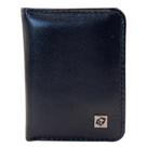 Carteira Masculina de Couro Legítimo Pequena com Proteção RFID, Compacta, Sofisticada e Segura