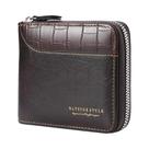 Carteira Masculina De Couro Luxuosa Com Bolso Para Moedas, Porta-cartões RFID, Bolsa De Dinheiro Com Carteira Masculina De Couro Luxuosa Com Bolso Para Moedas, Porta-cartões RFID, Bolsa De Dinheiro Com