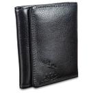 Carteira Masculina De Couro Trifold Antifurto Bloqueio Rfid