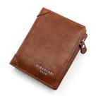 Carteira Masculina Em Couro Com Antifurto Kingdushi Medidas 12 cm x 9,5 cm x 3 cm