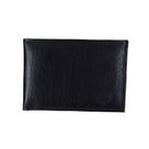 Carteira Masculina Lado Avesso Couro Preta - LH16650