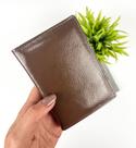 Carteira Masculina Livro em Couro Marrom