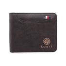 Carteira masculina Lusit Couro Minimalista modelo fino