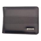 Carteira Masculina material vegano Carimbo Quadriculado RFID Zíper Moeda 3 Cartões CNH, Notas