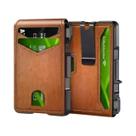 Carteira Masculina Slim Com Bloqueio RFID, Porta-Cartões Minimalista Inteligente Com Clip Para Carteira Masculina Slim Com Bloqueio RFID, Porta-Cartões Minimalista Inteligente Com Clip Para