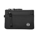 Carteira Masculina Slim De Nylon Com Zíper, Porta-Cartões, Chaveiro E Bolsa Tática Para Moedas