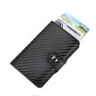 Carteira Masculina Slim Porta Cartão com Bloqueio Anti furto RFID Couro Preto