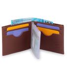 Carteira Masculina Slim Porta Documentos Notas Em Couro