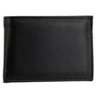 Carteira Masculina Sofisticada Casual Preta Slim Ecológica