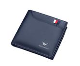 Carteira Masculina William Polo 100% Couro Azul