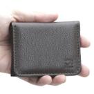 Carteira Masculina Yllenot Compacta Elegante Couro Legítimo Resistente