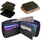 Carteira Masculina Zíper Couro Legítimo Porta Cartão Moeda Documentos Slim Executiva Monolo