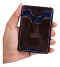 Carteira Mini Couro Legítimo Cnh/cédulas/cartões Minimalista casual