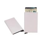 Carteira Minimalista de Metal RFID para Homens - Porta Cartões Fino e Preto