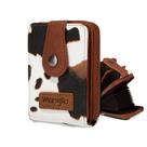 Carteira Montana West X Wrangler Cow Print feminina com bloqueio de RFID