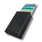 Carteira Porta Cartao Masculina Rfid Fibra de Carbono Exclusive Tuatara Antifurto Minimalista Automática Proteção