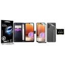 Carteira Preta + Skin Carbono + Vidro 3d + Camera Galaxy A32 4G A325 - Cell In Power25