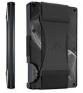 Carteira Ridge para Homens - Carteira Compacta Minimalista Slim e Porta-cartões, Carteira para Bolso Frontal com Proteção RFID e Cinta para Dinheiro Integrada (Topografia Half Dome)