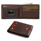 Carteira RUNBOX Slim em Couro com Bloqueio RFID - Para Homens