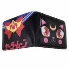 Carteira Sailor Moon Luna Cat Anime Characters em couro PU