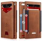 Carteira SEMORID Slim Leather com bloqueio RFID para homens