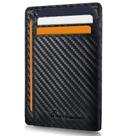Carteira Slim de Couro Travelambo com Bloqueio RFID - 8cm x 10cm