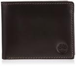 Carteira Timberland masculina de couro com bolso dobrável marrom Carteira Timberland masculina de couro com bolso dobrável marrom