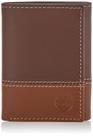Carteira Timberland Masculina de Couro - Marrom/Castanho - Trifold