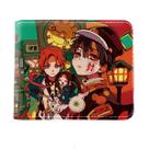 Carteira Toiletbounds Hanakokun Anime Leather Bifold Unissex