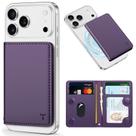 Carteira TUCCH Magnetic PU Leather com 6 cartões com bloqueio RFID