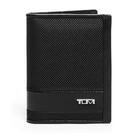 Carteira TUMI Alpha L-Fold Slim Bifold Ballistic Nylon preta