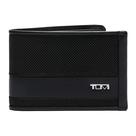 Carteira TUMI Alpha Slim Single Billfold Ballistic Nylon preta Carteira TUMI Alpha Slim Single Billfold Ballistic Nylon preta