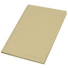 Carteira Vertical em Couro Natural Creme