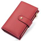Carteira Yiijay, bolsa feminina de couro com bloqueio de RFID, com três dobras Carteira Yiijay, bolsa feminina de couro com bloqueio de RFID, com três dobras