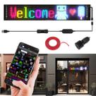 Cartel LED Programable FAHKNS 48x13 cm Control por App Bluetooth