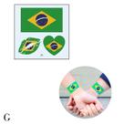 Cartela 3 Tattoos Tatuagens Temporárias Falsas Brasil Copa Mundo Cartela 3 Tattoos Tatuagens Temporárias Falsas Brasil Copa Mundo