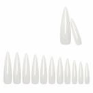 Cartela 480 Unhas Postiça Stiletto Natural Profissional